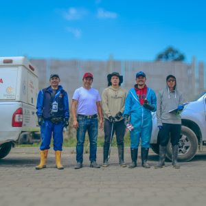 Más de 630 animales de granja fueron desparasitados gratuitamente junto a la Prefectura de Pichincha.